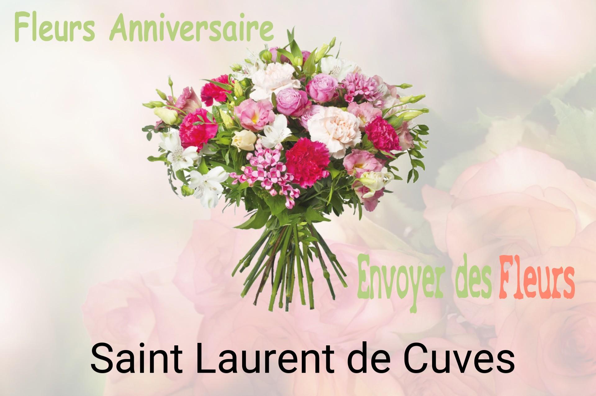 Bouquet de fleurs d’anniversaire livré à Saint-Laurent-de-Cuves