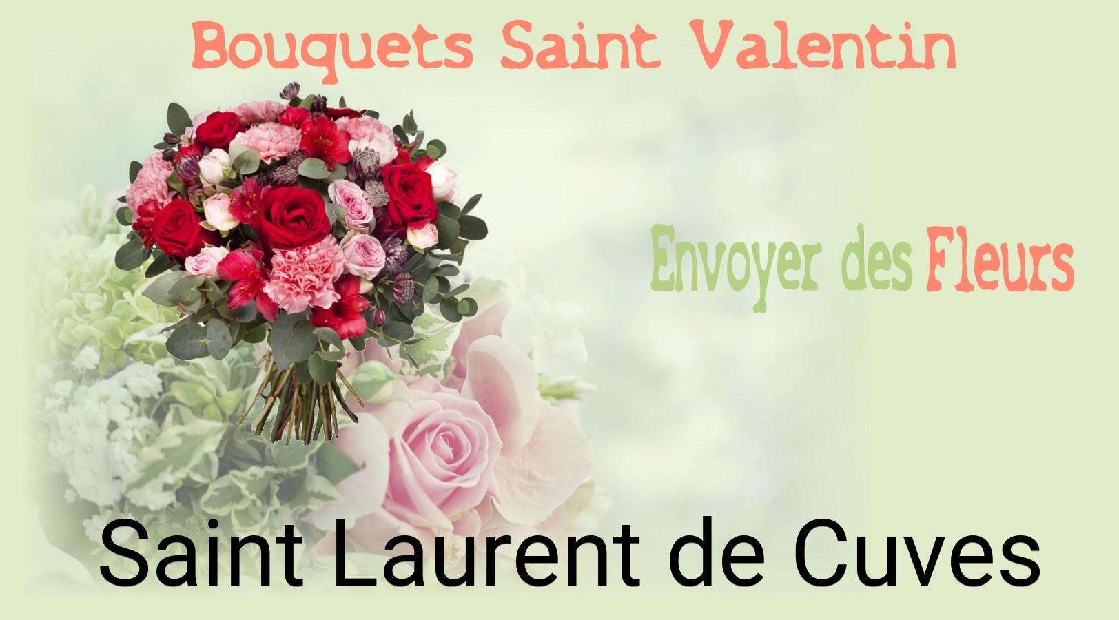Roses de Saint-Valentin livrées à Saint-Laurent-de-Cuves